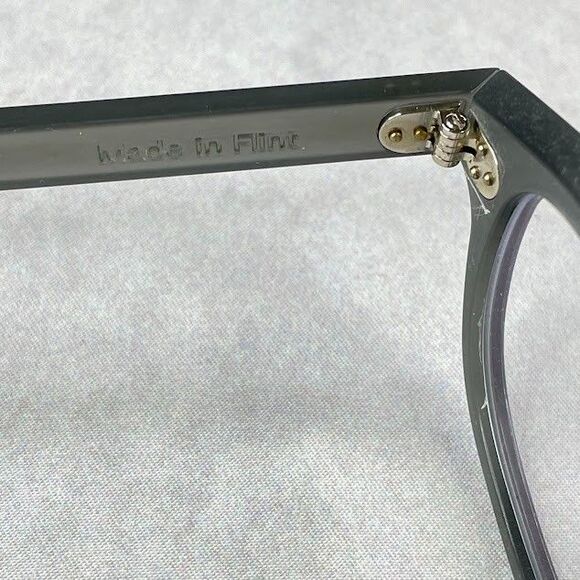 Genusee Blue Light Glasses Smoke Gray Recycled Round Frames Retro Eyeglasses NEW - Picture 10 of 13